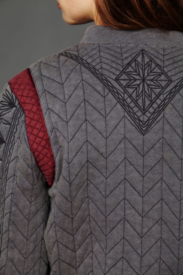 FP New Romantics Quilted Baseball Jacket #3