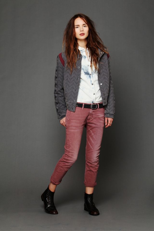 FP New Romantics Quilted Baseball Jacket #5