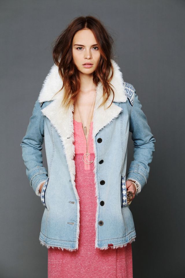 Free people sherpa on sale jacket