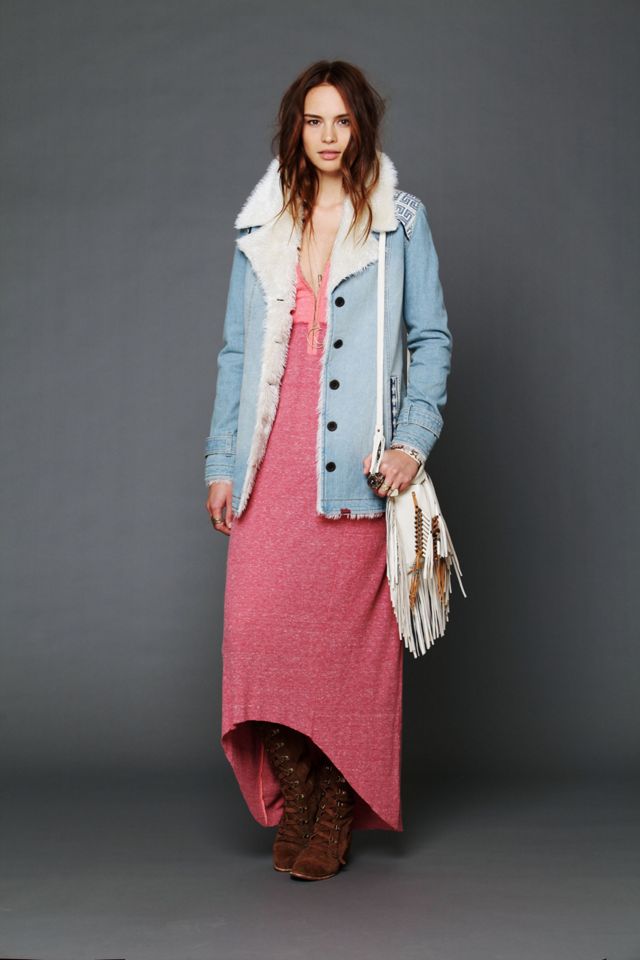 Free people sherpa on sale coat