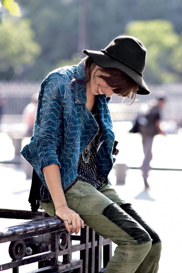 We The Free Denim Motorcycle Jacket #5