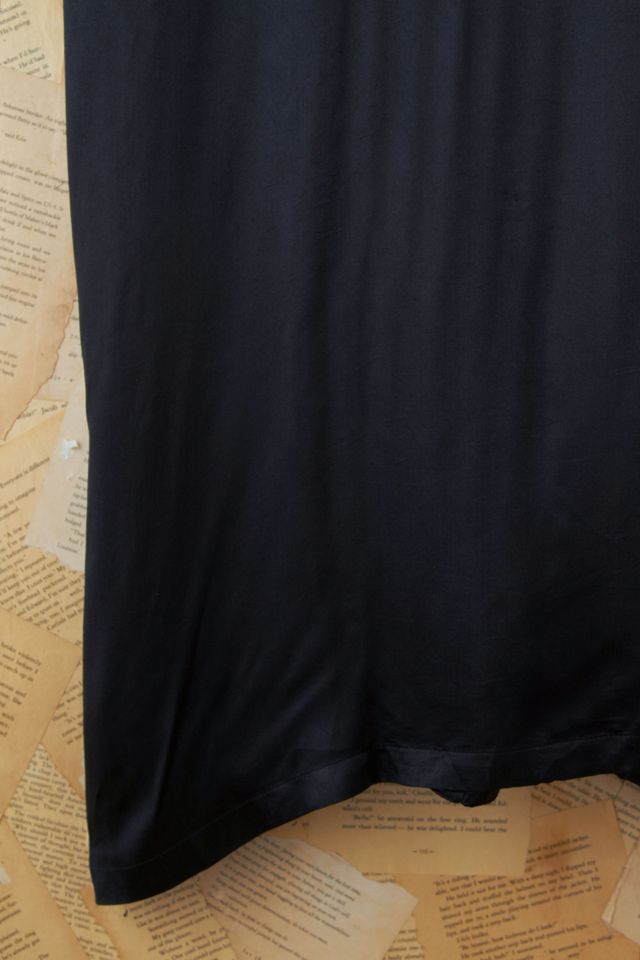 Vintage Black Silk Embroidered Dragon Kimono #9