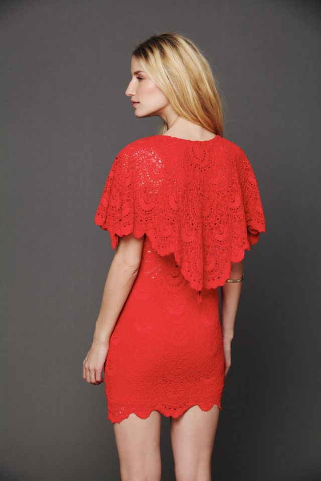 Spanish Lace Poncho Dress #1