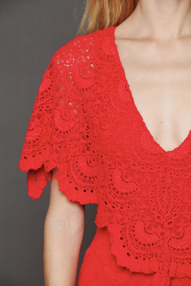 Spanish Lace Poncho Dress #2