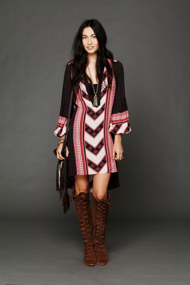 Peacemaker Print Shapeless Dress #5