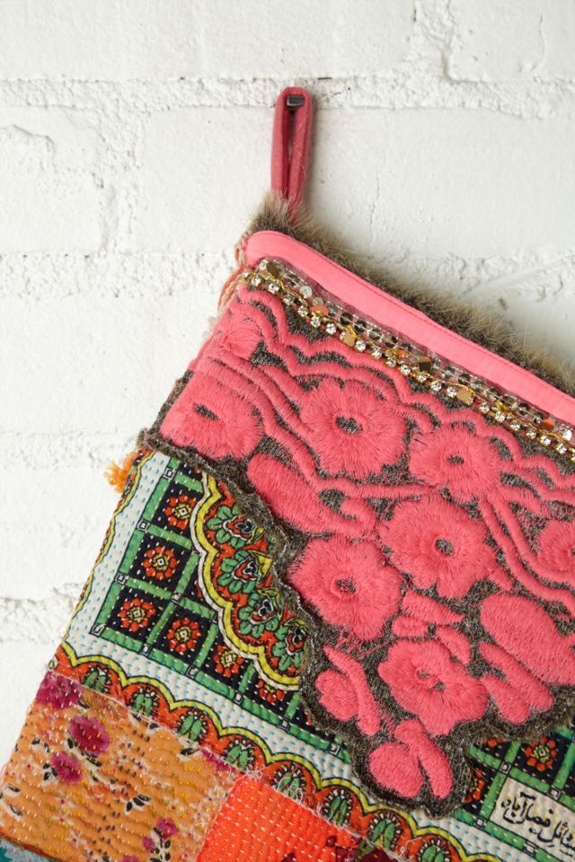 FP One Big Vintage Quilted Holiday Stocking #2