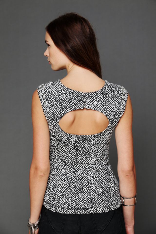 Awaken Shimmer Peplum Top #2