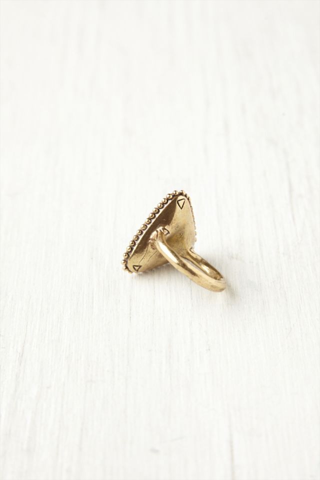 Enamel Triangle Ring #1