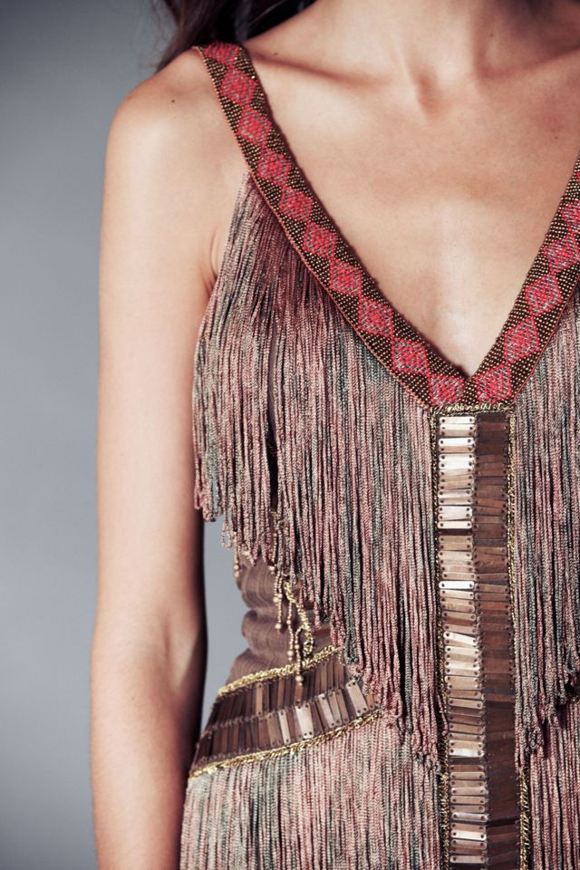 Fire Circle Fringe Dress #3