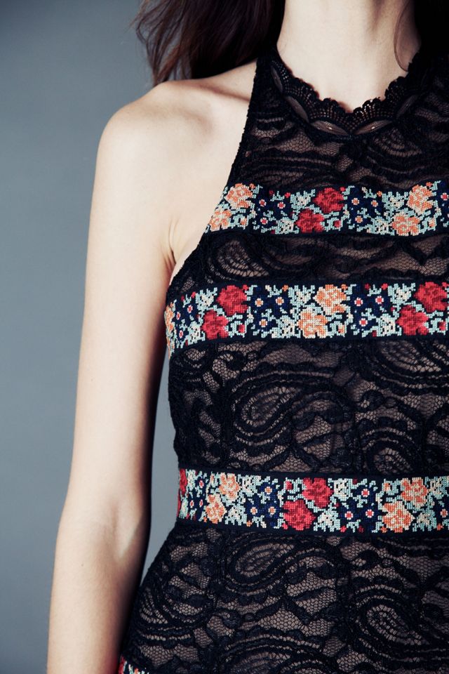 Cross Stitch Lace Column Dress #2