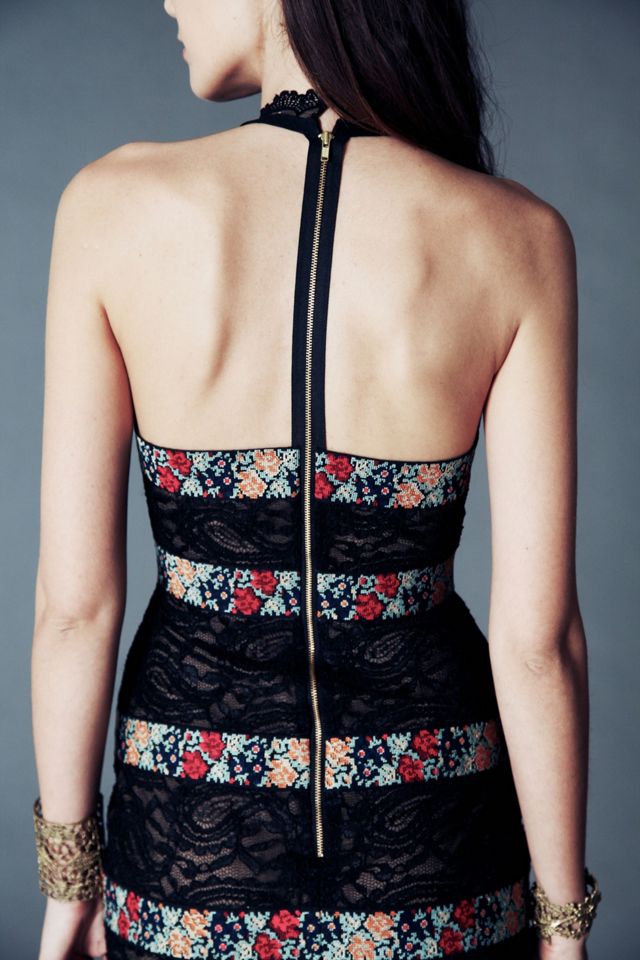 Cross Stitch Lace Column Dress #4