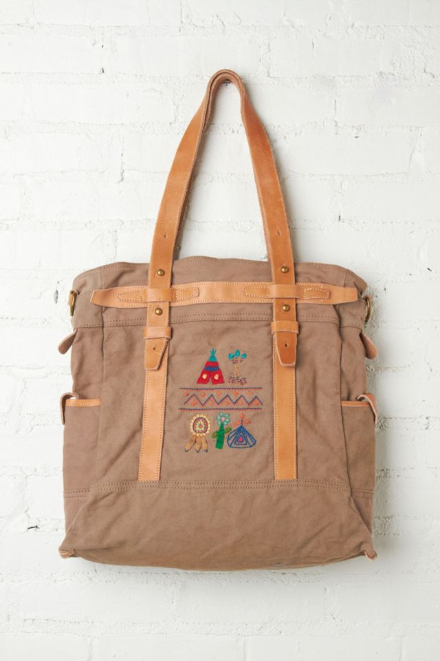 Peace Stitch Tote #2