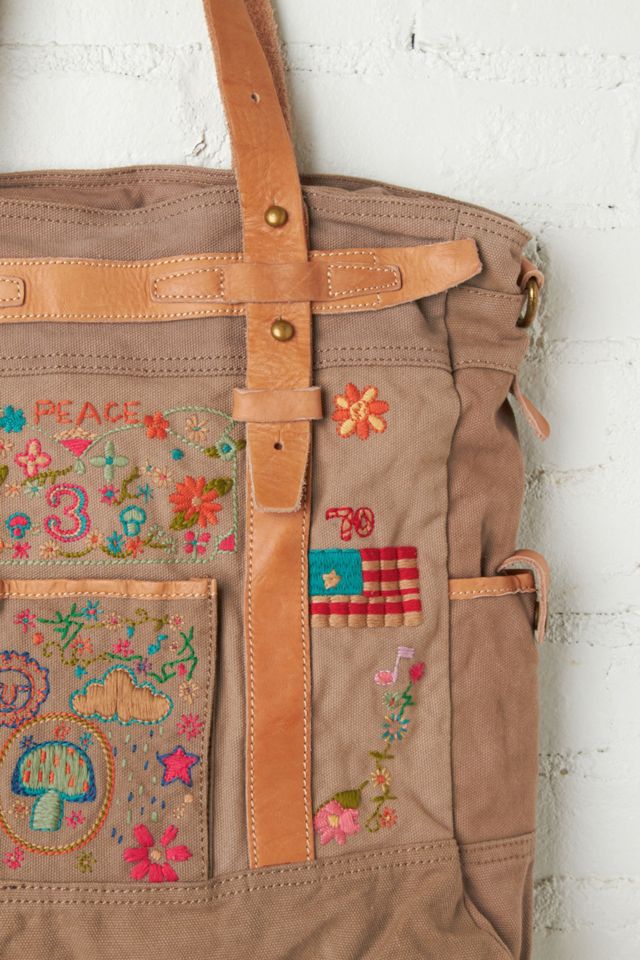 Peace Stitch Tote #4