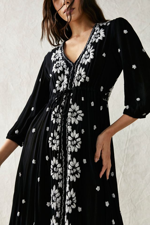 Embroidered Fable Dress Free People UK