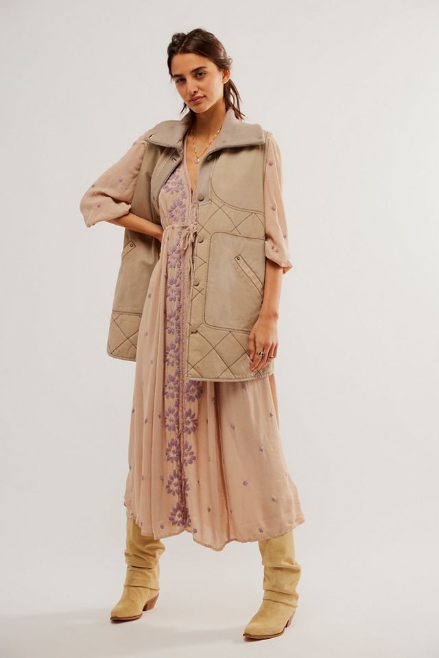 Embroidered Fable Midi Dress | Free People