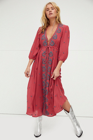 free people fable midi dress