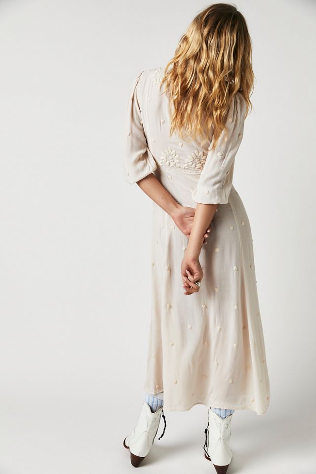 Embroidered Fable Midi Dress #1
