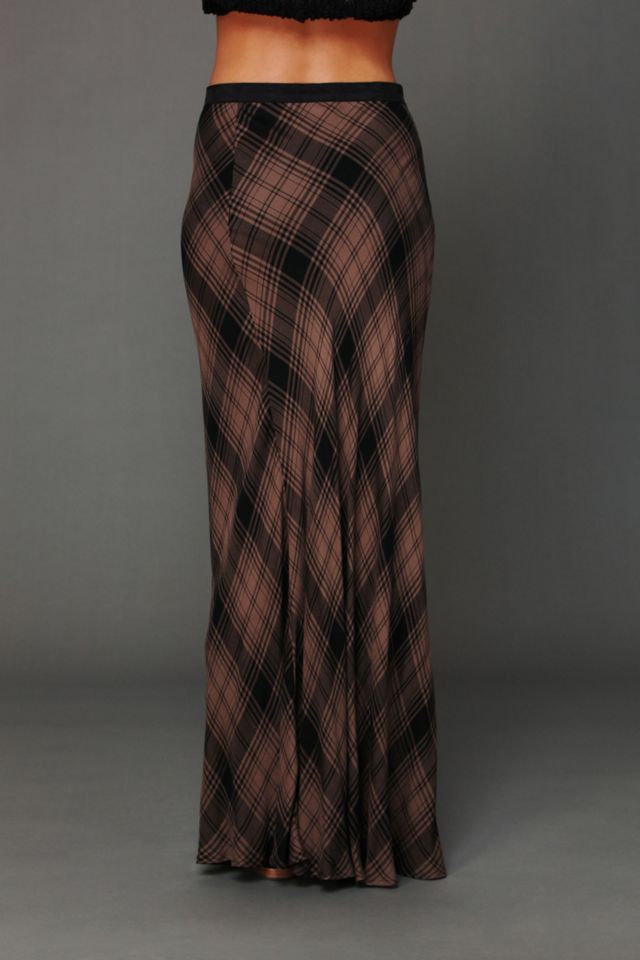 Cameron Plaid Maxi Skirt #2