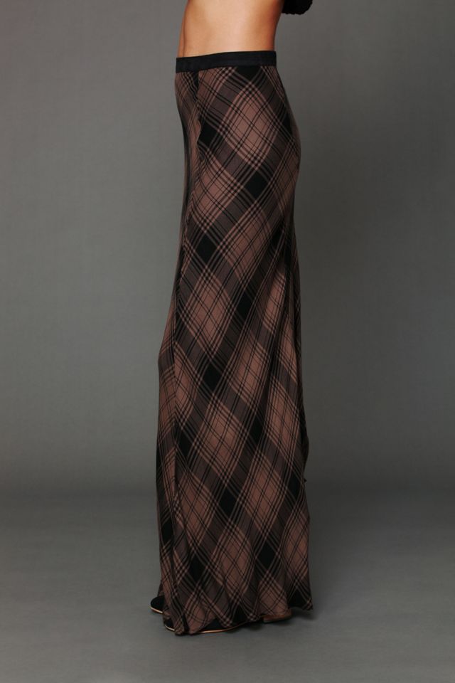 Cameron Plaid Maxi Skirt #3