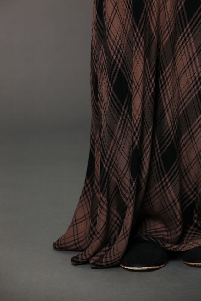 Cameron Plaid Maxi Skirt #5
