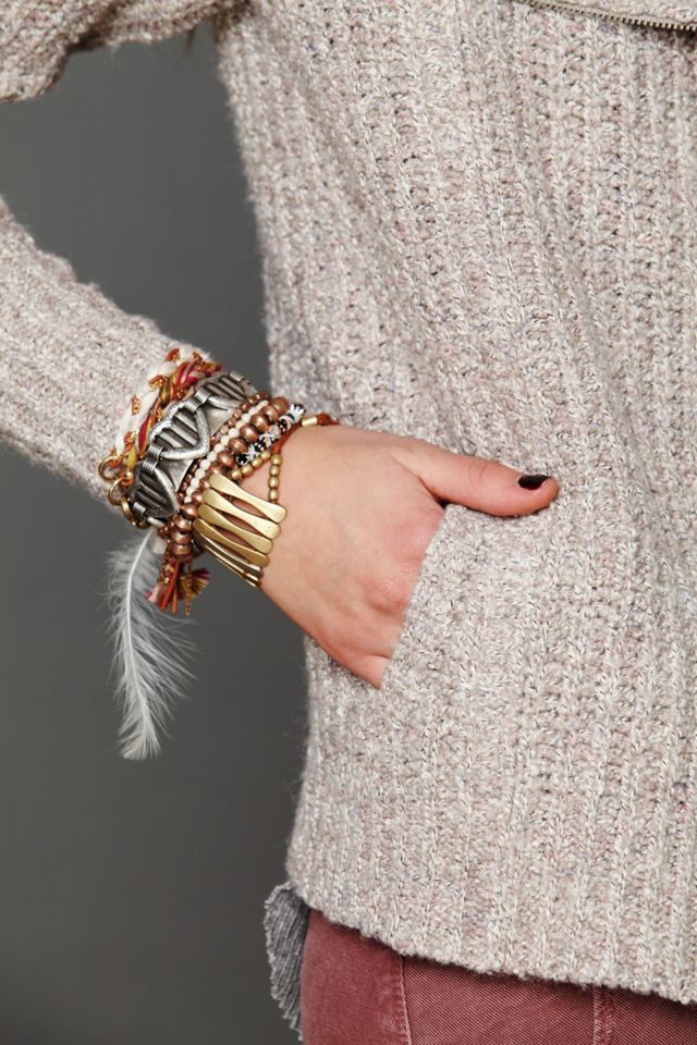 Salt And Pepper Motorcycle Jacket #3