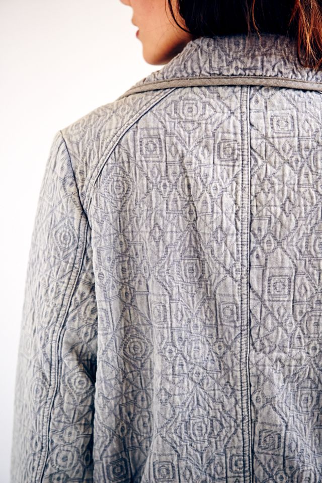 Slouched and Quilted Motorcycle Jacket #3