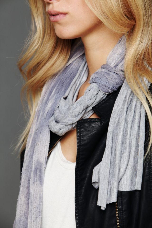 Braided Tie Dye Scarf #1