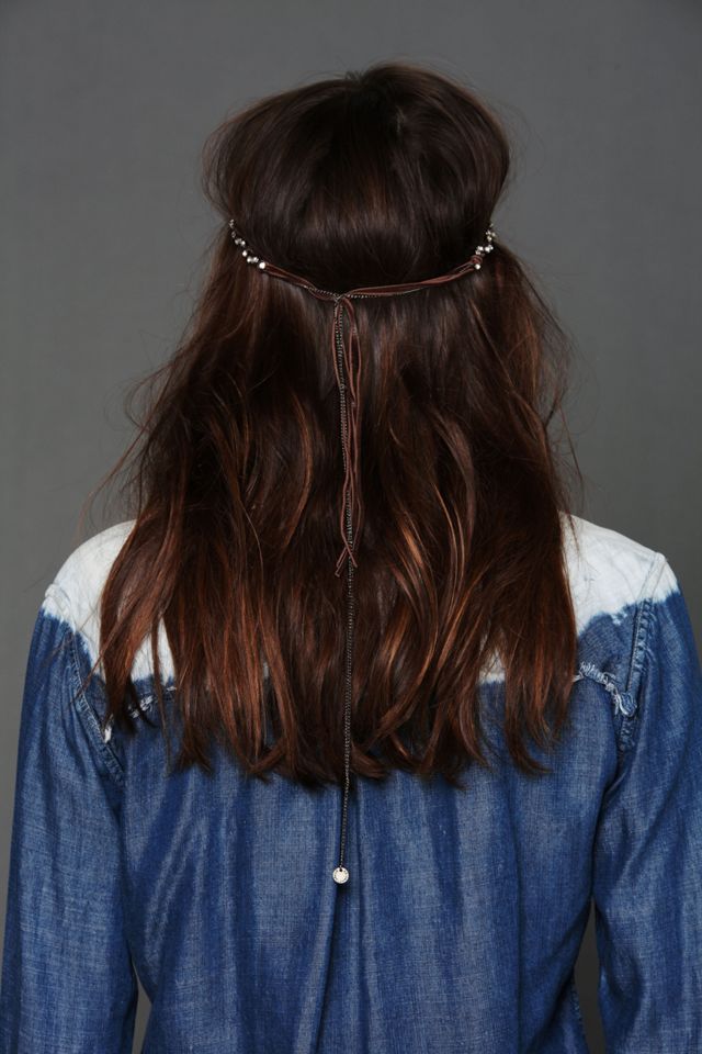 Leather Swarvoski Headwrap #1