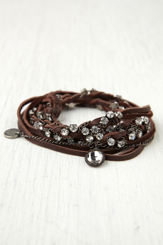 Leather Swarvoski Headwrap #5