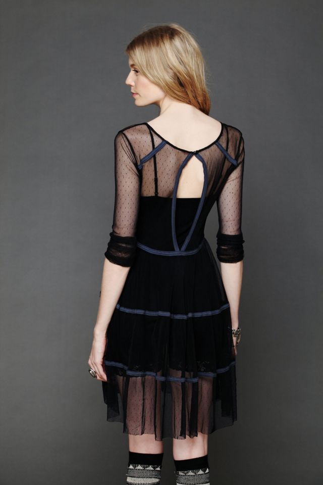 Mesh Button Front Slip #1