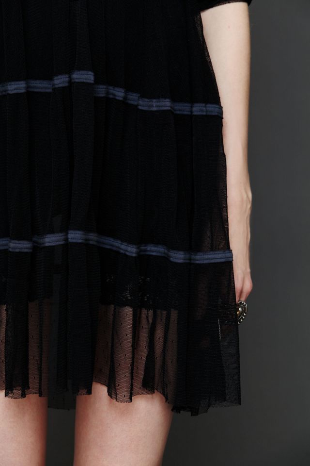 Mesh Button Front Slip #3