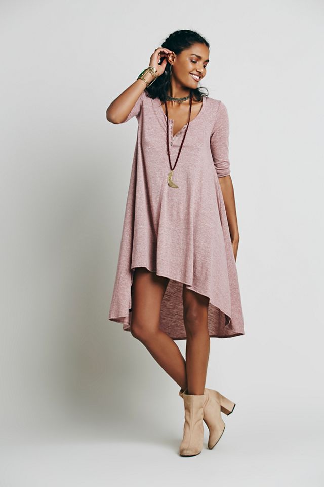 High low cheap jersey dress