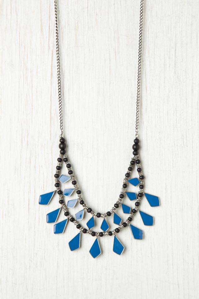 Geo Enamel Necklace #1