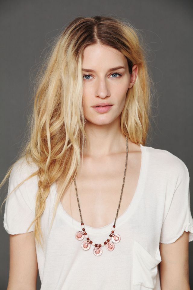 Color Center Coin Necklace #3