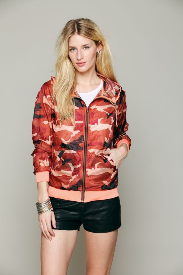 Camo Nylon Bomber Jacket #1