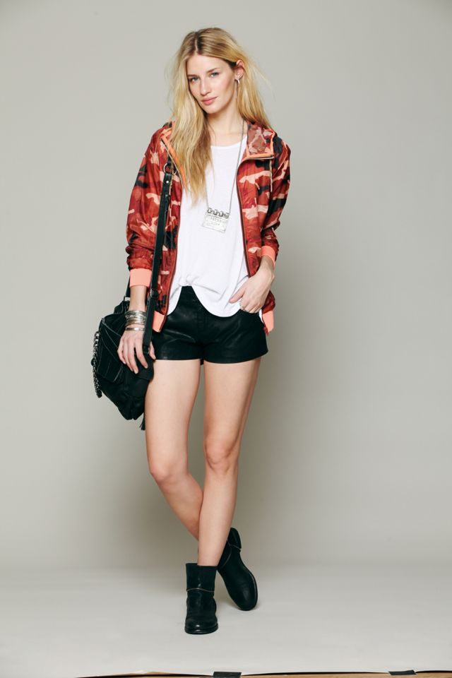 Camo Nylon Bomber Jacket #5