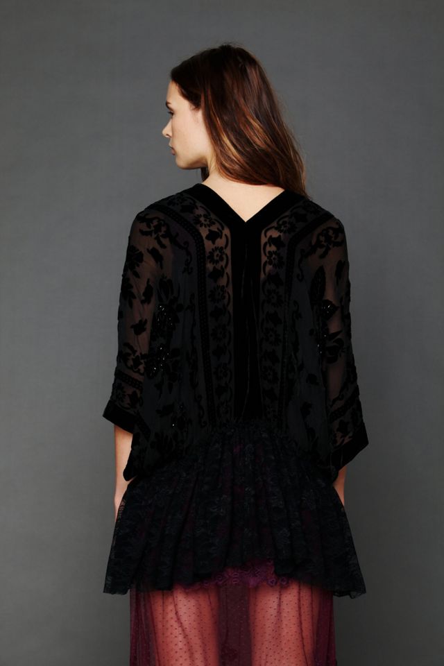 Madeline Roses and Lace Cape #1