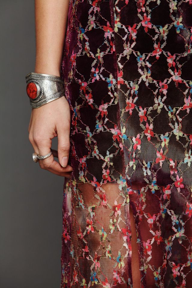 Tie Dye Lace Column Dress #3