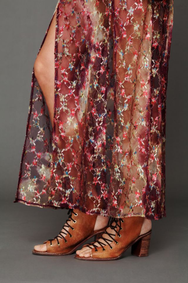 Tie Dye Lace Column Dress #4