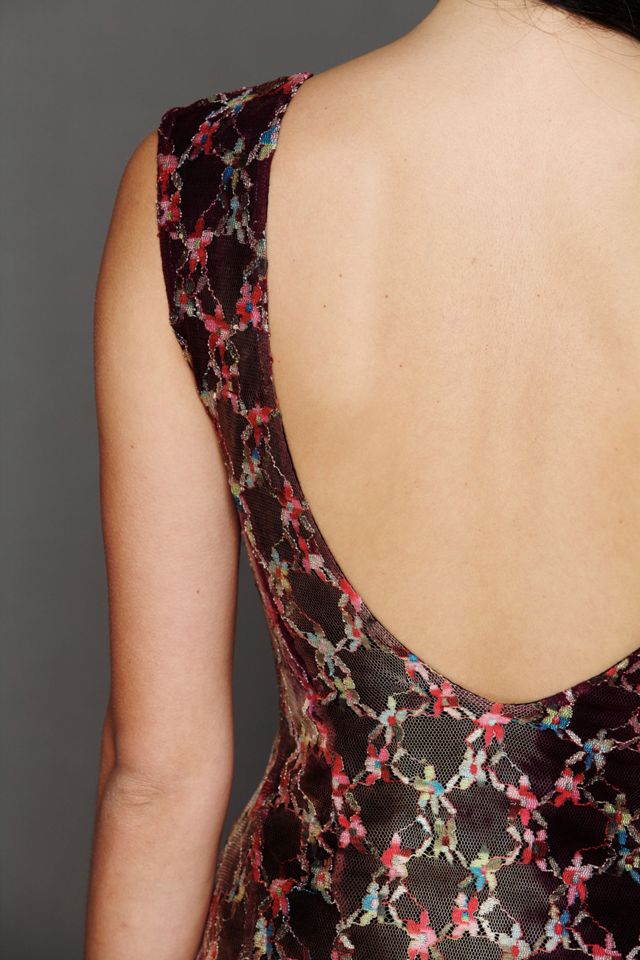 Tie Dye Lace Column Dress #5