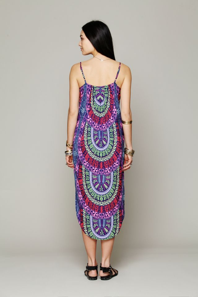 Medicine Wheel Print Easy Dress #1