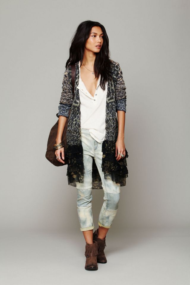 Ruffle Pattern Cardi #5