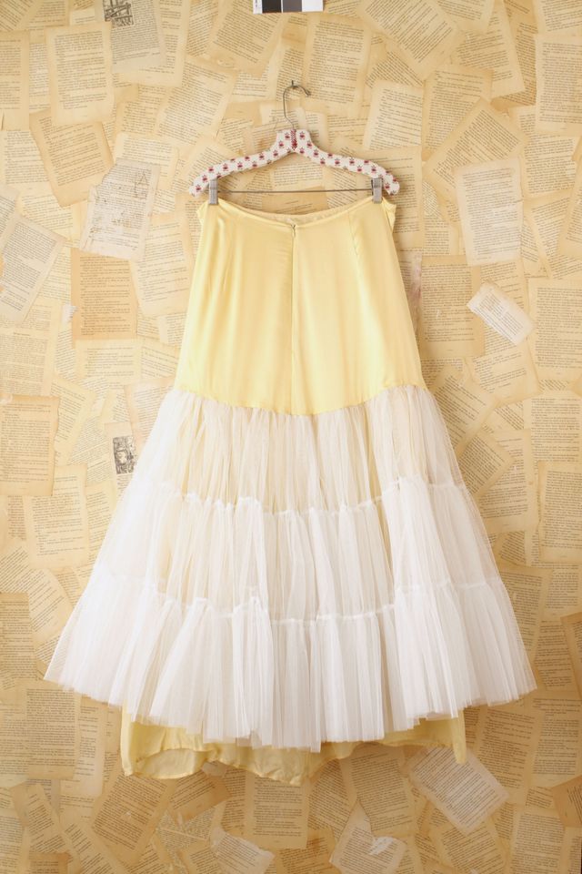 Vintage Satin and Tulle Skirt #1