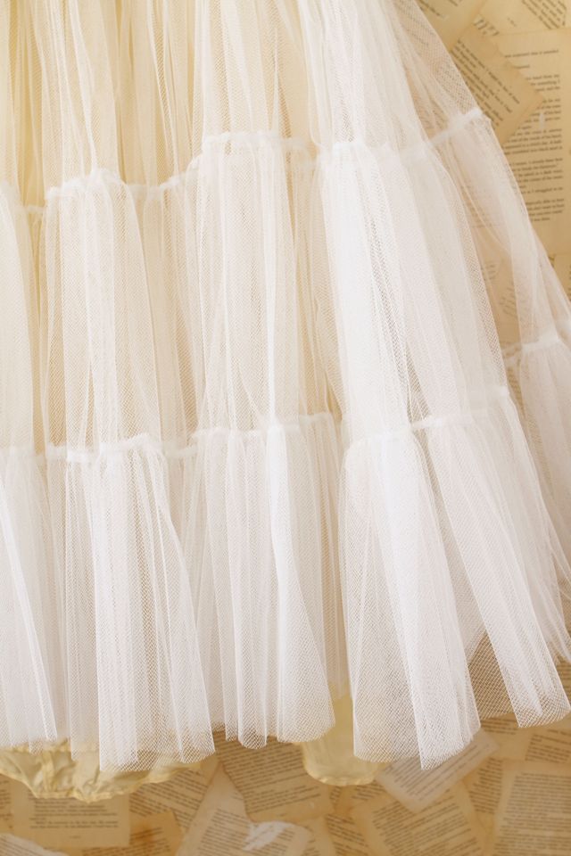 Vintage Satin and Tulle Skirt #3