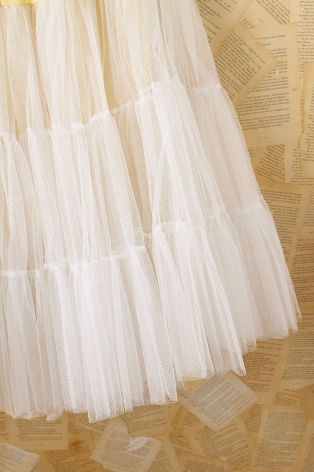 Vintage Satin and Tulle Skirt #5