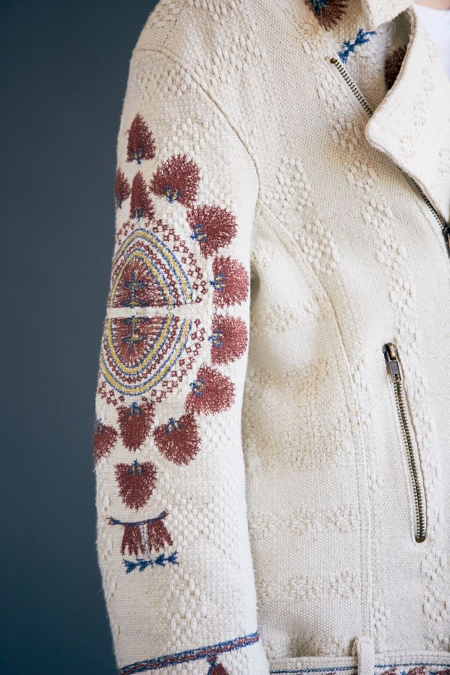 FP New Romantics Embroidered Moto Jacket #3