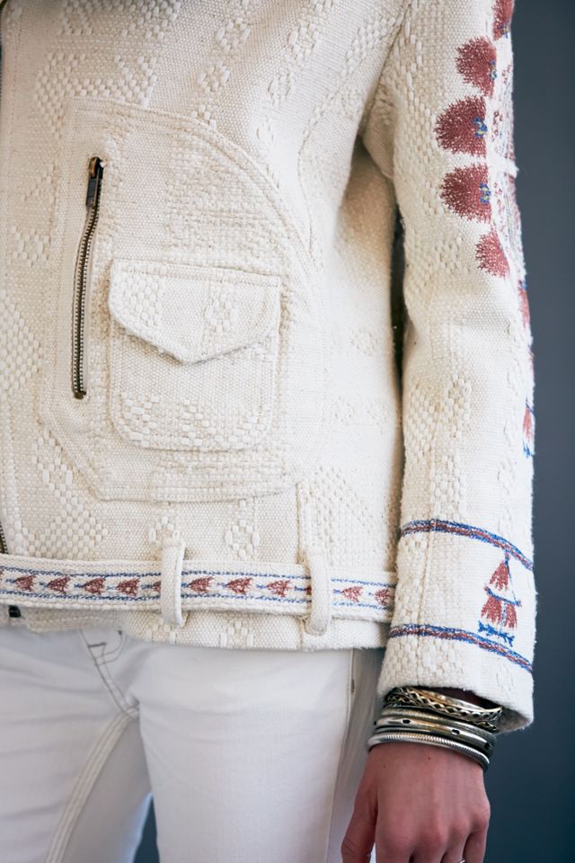 FP New Romantics Embroidered Moto Jacket #4