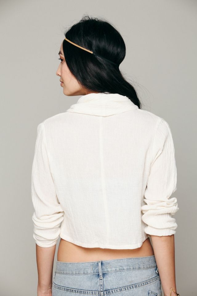 Drape Cowl Neck Top #1