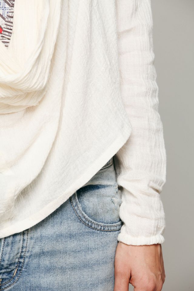 Drape Cowl Neck Top #4