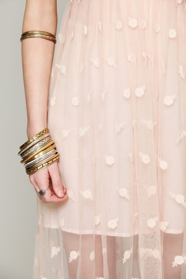 Tralala Embroidered Mesh Maxi #3